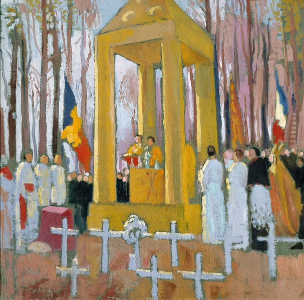 Mass in front of the grave of Ernest Psichari, Maurice Denis by Masterful Masters