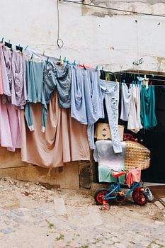 Wäschetag in Lissabon