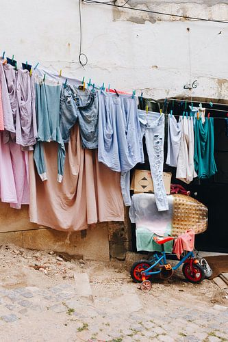 Wäschetag in Lissabon