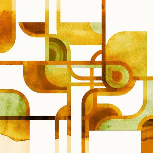 Noordse abstractie in organische vormen VII