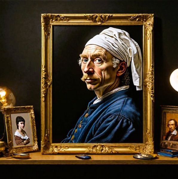 The three paintings by Gert-Jan Siesling