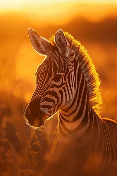 Zebra von Poster Art Shop
