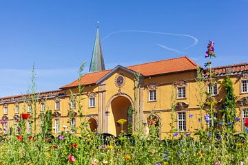 Paleispoort, prins-bisschoppelijk paleis, zetel van de universiteit, Osnabrück, Nedersaksen, Osnabrü van Torsten Krüger