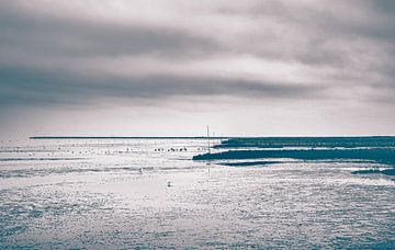 Strand van Cuxhaven aan de Duitse Noordzeekust van Jakob Baranowski - Photography - Video - Photoshop