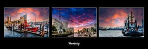Triptychon Hamburg Hafen