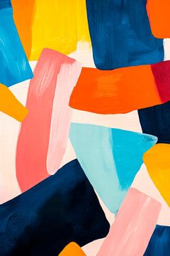 Colourful colour composition - Modern Art by Poster Art Shop