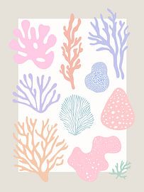 Pastel Corals by Treechild