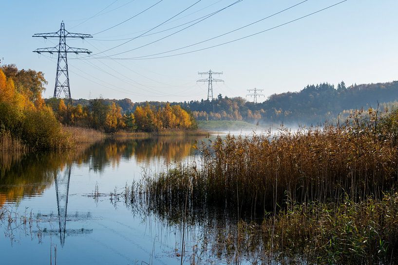 Zanderij Maarn in autumn by Ton de Koning