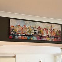 Photo de nos clients: Amsterdam | Amsterdam par Caprices d'Art, sur toile