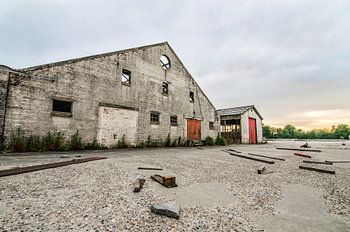 Voormalig betonfabriek Spaansen te Harlingen.
