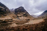 Adembenemend landschap bij Schotse Glen Coe Valley