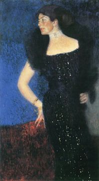 Gustav Klimt - Portret van de Roos door Rosthorn-Friedmann (1900-1901) van Peter Balan