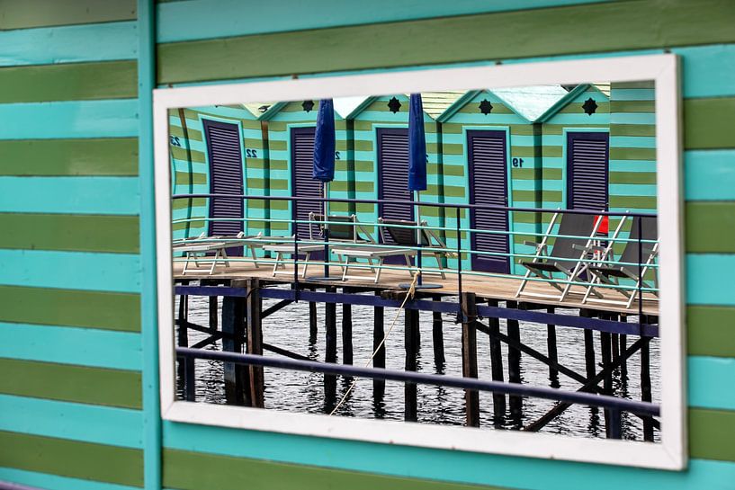 Sorrento - Kleedkamer in de spiegel van t.ART