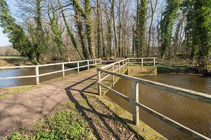 Oude houten brug in de Achterhoek
