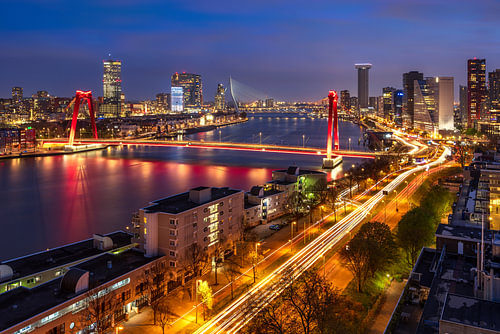 De Willemsbrug in Rotterdam