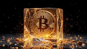 Fantasy Wall Art: BITCOIN CUBE - The beauty of the ascent