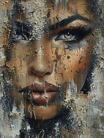 Portrait abstrait moderne sur SPEQ ART