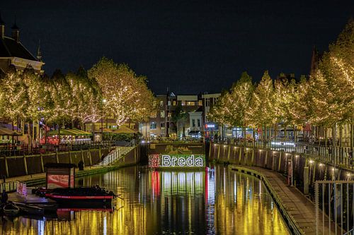 Soirée d'hiver atmosphérique dans le port de Breda sur I Love Breda