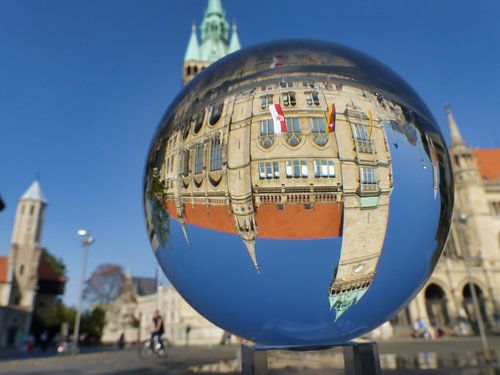 Kasteel Dankwarderode, stadhuis, plaats van Duitse eenheid in Braunschweig