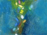 Modern Abstrakt - Blauw - 1