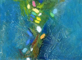 Modern Abstrakt - Blauw - 1