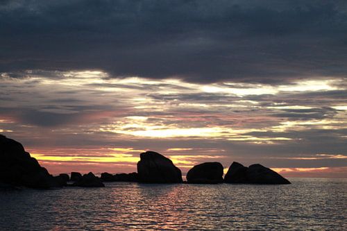 Sunset in Similan islands