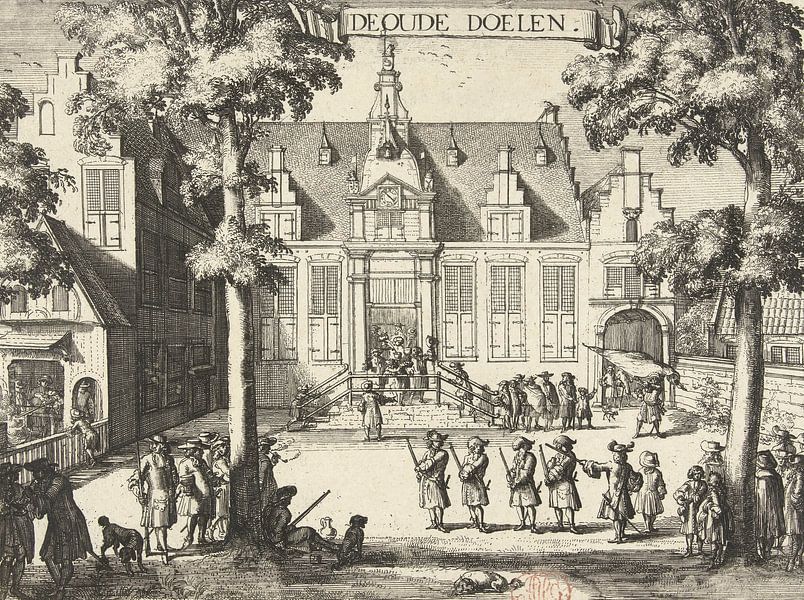De Oude Doelen, Haarlem, Romeijn de Hooghe van Historisch Haarlem