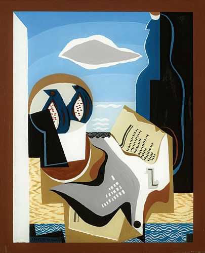 Louis Marcoussis - Komposition mit Vogel