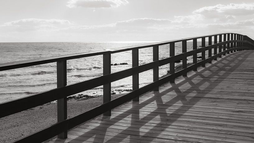 Seaside walkway. by Hennnie Keeris