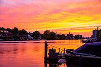 Zonsondergang, Leiden