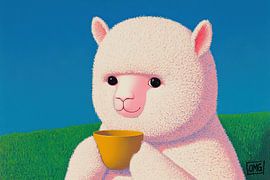 Alpaca | Fluff Zen by OMG Art