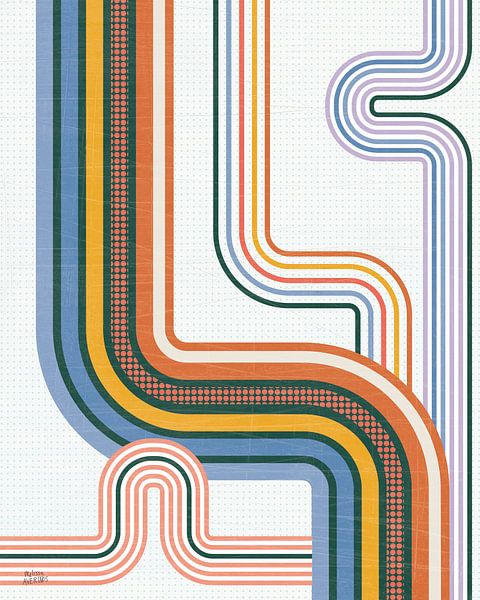 Retro-Subway II hell, Melissa Averinos von Wild Apple