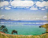 Meer van Genève, gezien vanaf Chexbres, Ferdinand Hodler van Meesterlijcke Meesters thumbnail