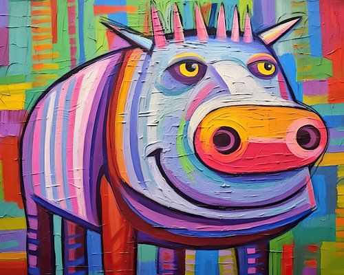 Malerei Buntes Abstraktes