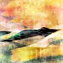 Abstract natuurlandschap in gouden zonlicht van FRESH Fine Art thumbnail