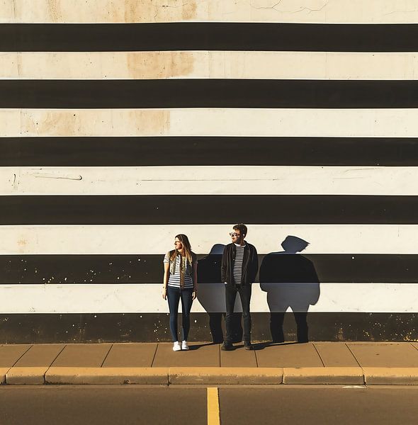 Emotion von fernlichtsicht