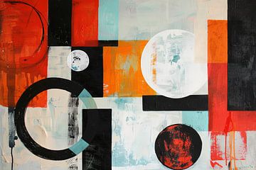 Kleurrijke geometrie van Poster Art Shop