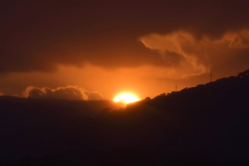 Zonsondergang in Spanje van lendyfotografie.werkaandemuur,nl
