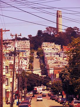San Francisco avec la Coit Tower sur Mr and Mrs Quirynen