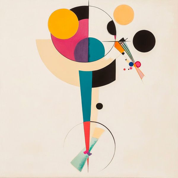 Abstract geometry in colours by Poster Art Shop