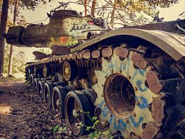 Abandoned Military Tank by Art By Dominic