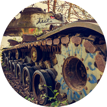 Verlaten Militaire Tank van Art By Dominic