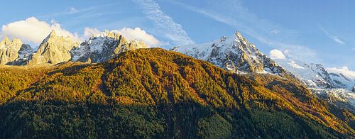 uitzicht chamonix mont blanc