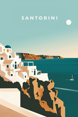 Santorini Kust Sereniteit