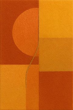 Abstract - Zonsopkomst van Moonheart Artworks