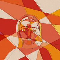 Woman, with lines
