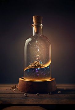 Magic message in a bottle by drdigitaldesign