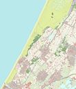 Karte von Noordwijk von Rebel Ontwerp Miniaturansicht