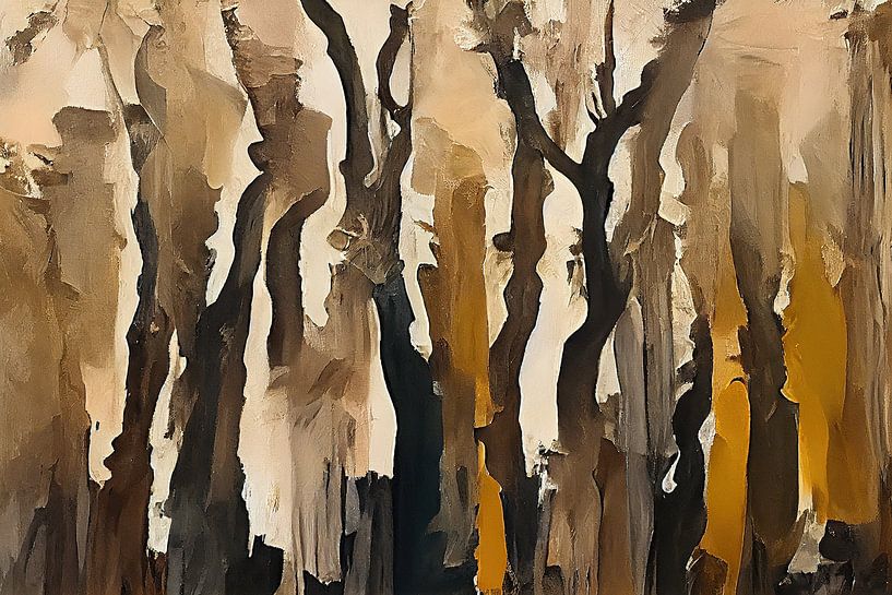 Trees abstract by Bert Nijholt