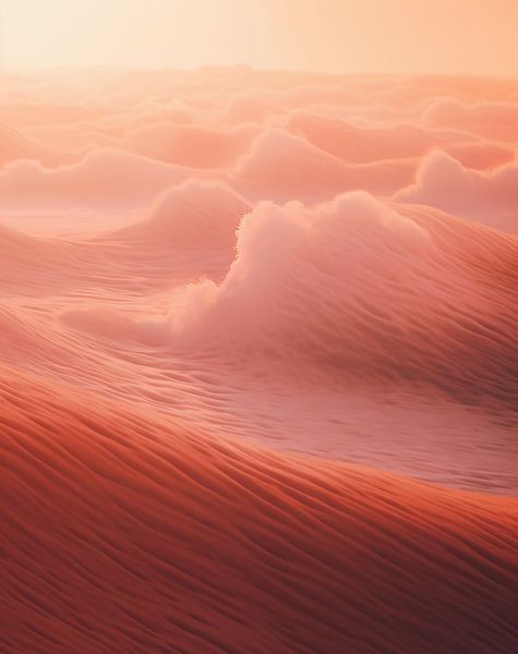 Schönheit des Ozeans von fernlichtsicht